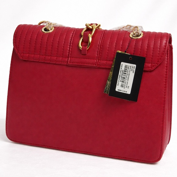 BADGLEY MISCHKA RED QUILTED CROSSBODY - Picture 2 of 5